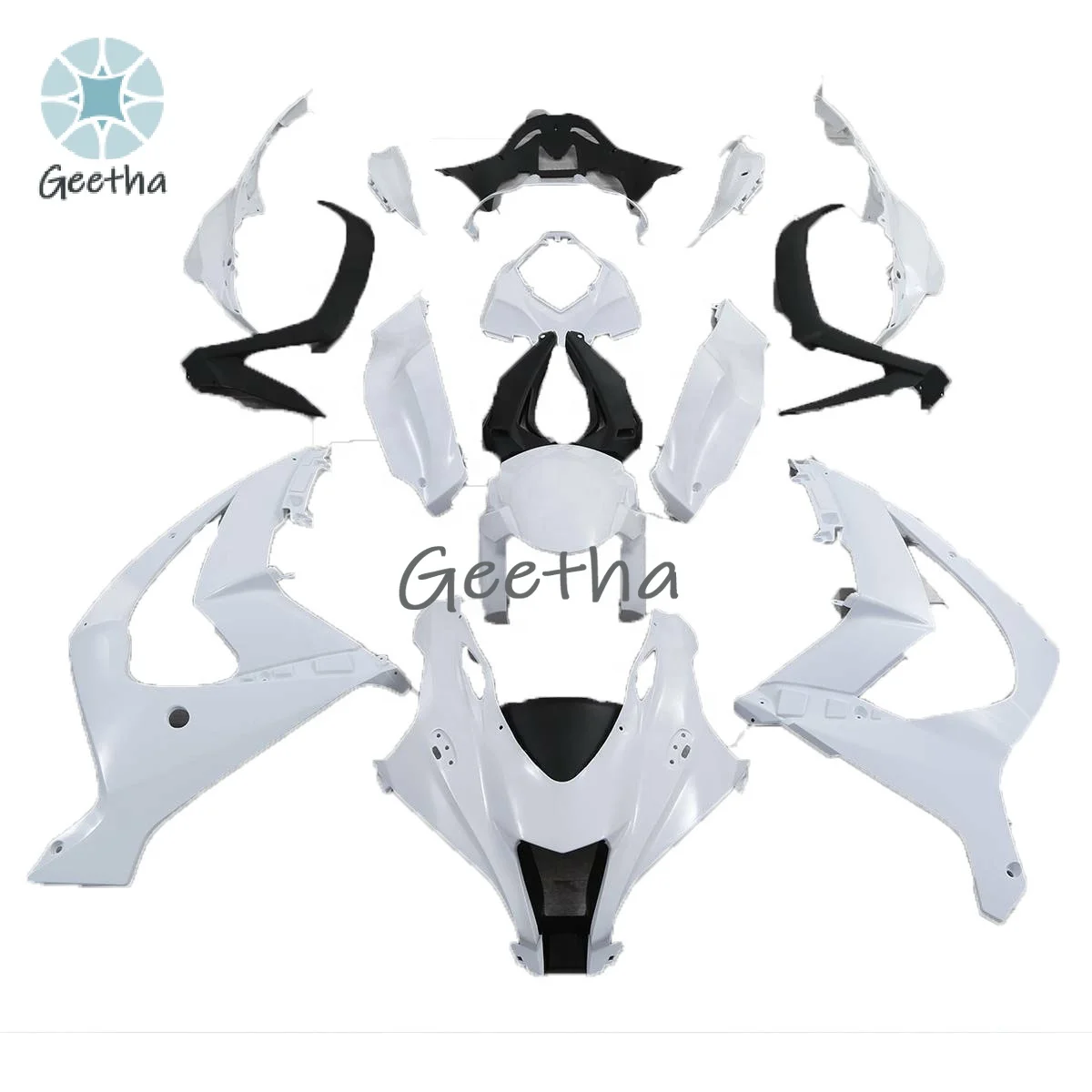 

Неокрашенный белый обтекатель для мотоцикла, комплект кузова для Kawasaki ZX-10R ZX10R 2016 2017 2018 2019