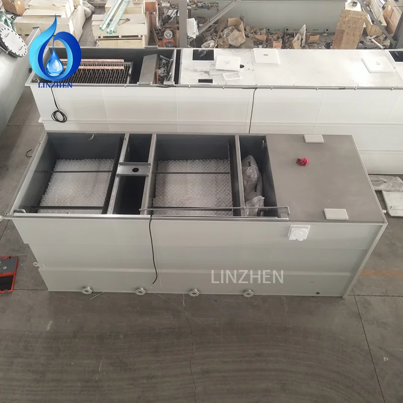 Pianta per il trattamento delle acque reflue con fanghi attivi da 220 V Pianta per il trattamento delle acque reflue con 1 anno di garanzia Impianto per l'idratazione dei fanghi