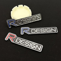 3d Metal Logo R DESIGN Emblem Car Rear Trunk Sticker Fender Badge for Volvo Rdesign XC90 S60 XC60 V70 S80 S40 V50 V40 V60 C30