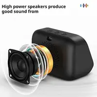 Smart Bluetooth Speaker Translator Large-Screen Weather Temperature With LCD Display Table Speaker Clock Bedroom Office Decor 6