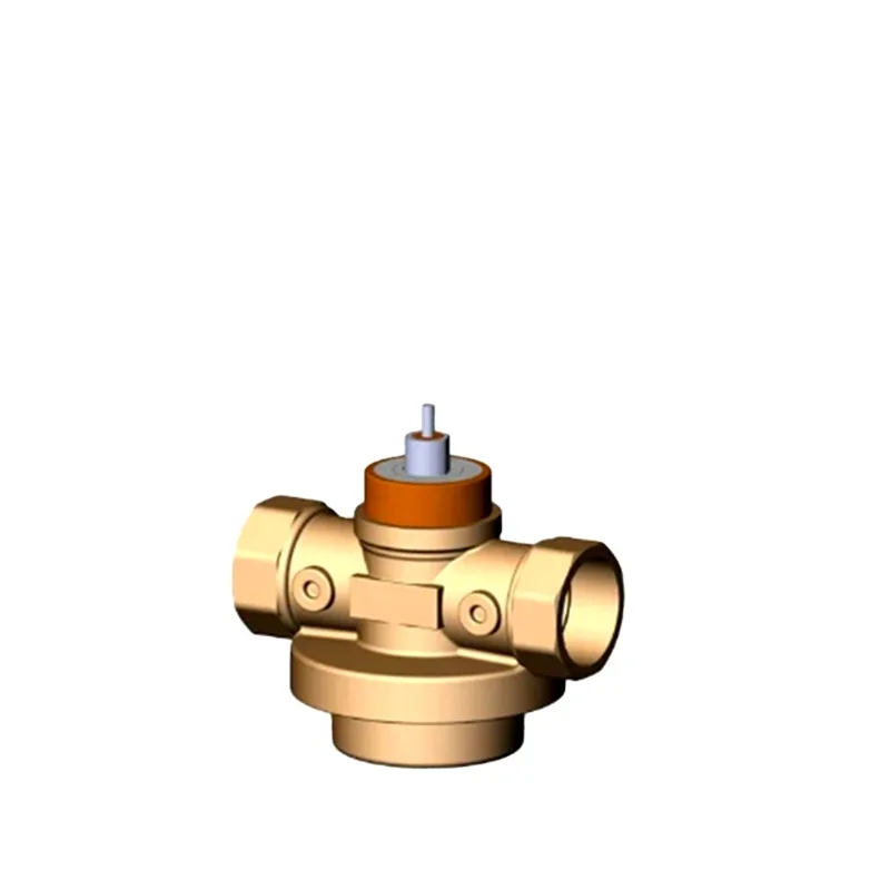 Brass Threaded Pressure Independent Control Valve with Test Plug