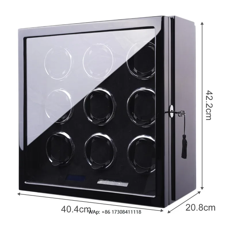 

Luxury Automatic Watch Winder Rotation Watch Box Automatic Up-chain Battery Vertical Table Shake Watch Box