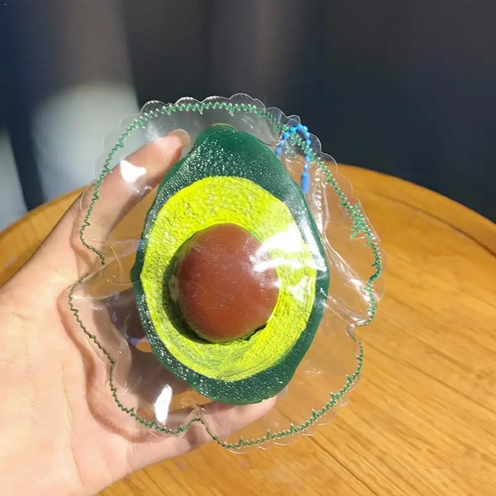 Kawaii Fruit Toy Peach Avocado Pineapple Grape Slow Rising Fidget Toys For Kids Adult Stress Relief Sensory Gift