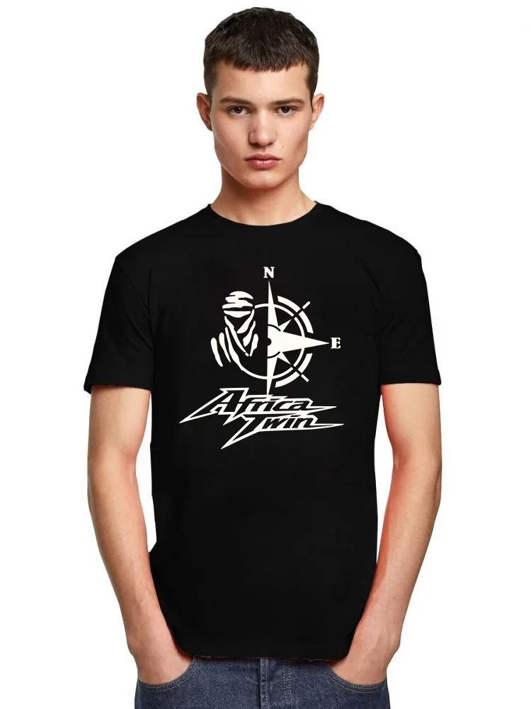 

Africa Twin Men Motorcycle T-shirt Cotton Tops Fashion Harajuku Short Sleeve T Shirts Mens Casual Summer Oversized Vintage Tees