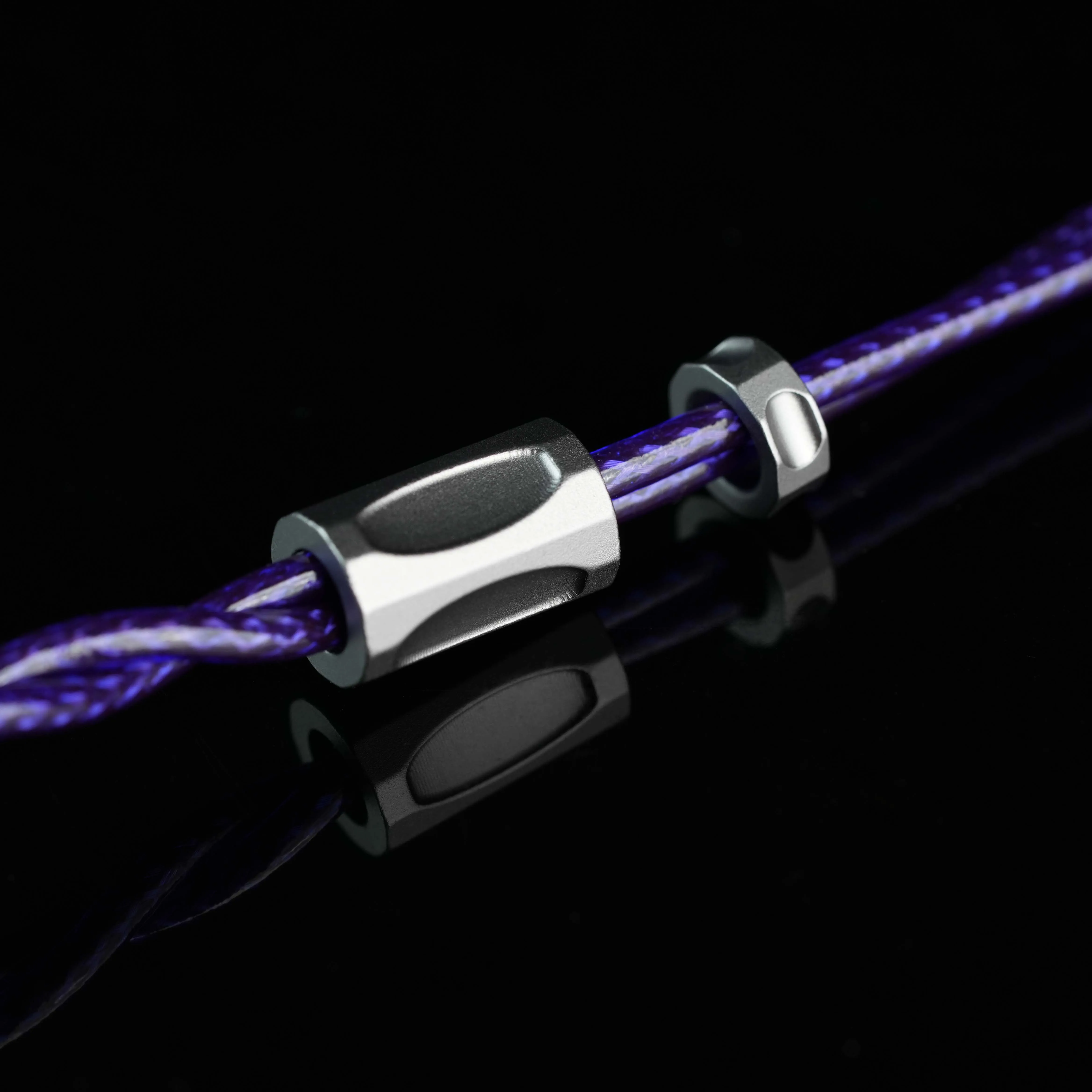 TRKAPLST-50 7N OCC Posrebrzany Kabel Słuchawkowy 2.5 3.5 4.4mm Zbalansowany Kabel Ulepszający Do IE900 0.78mm Wpuszczany 2-Pinowy MMCX HIFIMAN — zdjęcie produktu 3