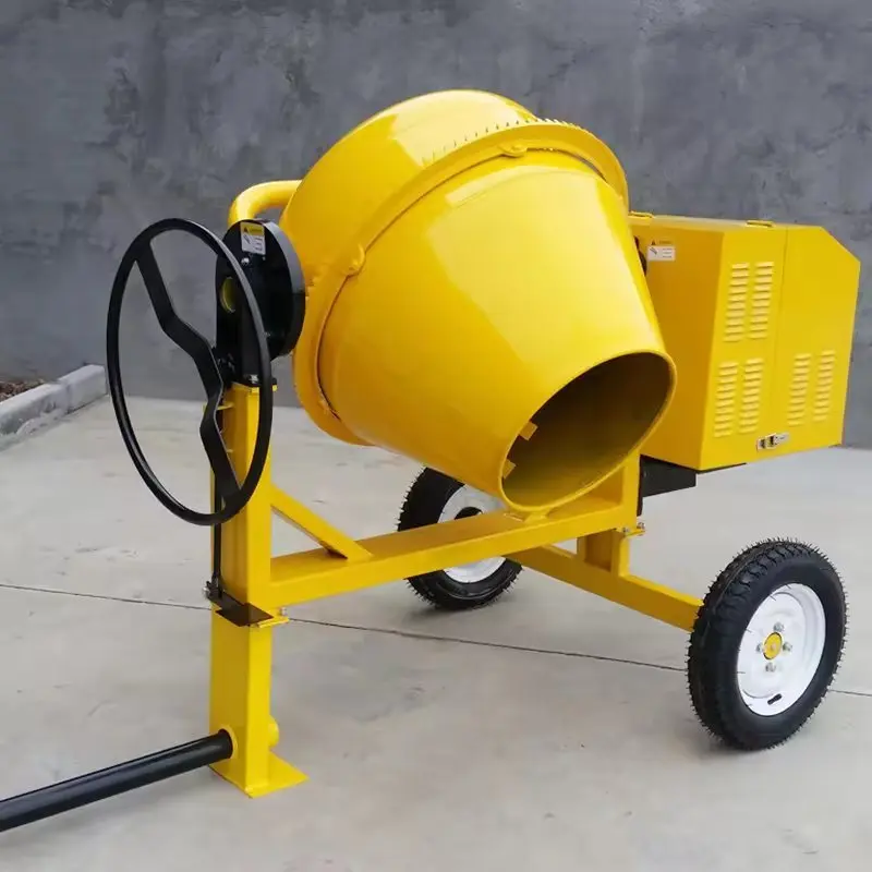 

350L Mobile Electric Diesel Engine Professional Mud Mortar Beton Cement Concrete Mixer Machine