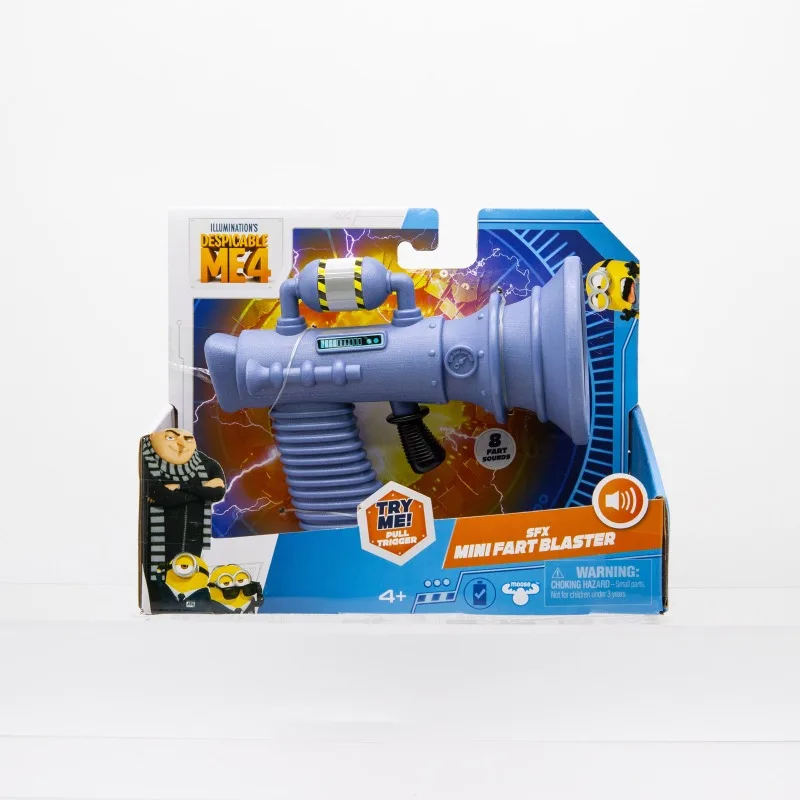 

Despicable Me 4 Authentic Minions Mini Fart Emitter Trendy Toys Birthday Present Exquisite Design Ornament Collectibles