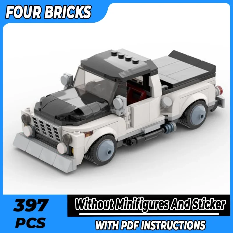 

Moc Building Bricks City Supercar Model White Speedchampion Technology Modular Blocks Gifts Toys For Children DIY Sets Assembly