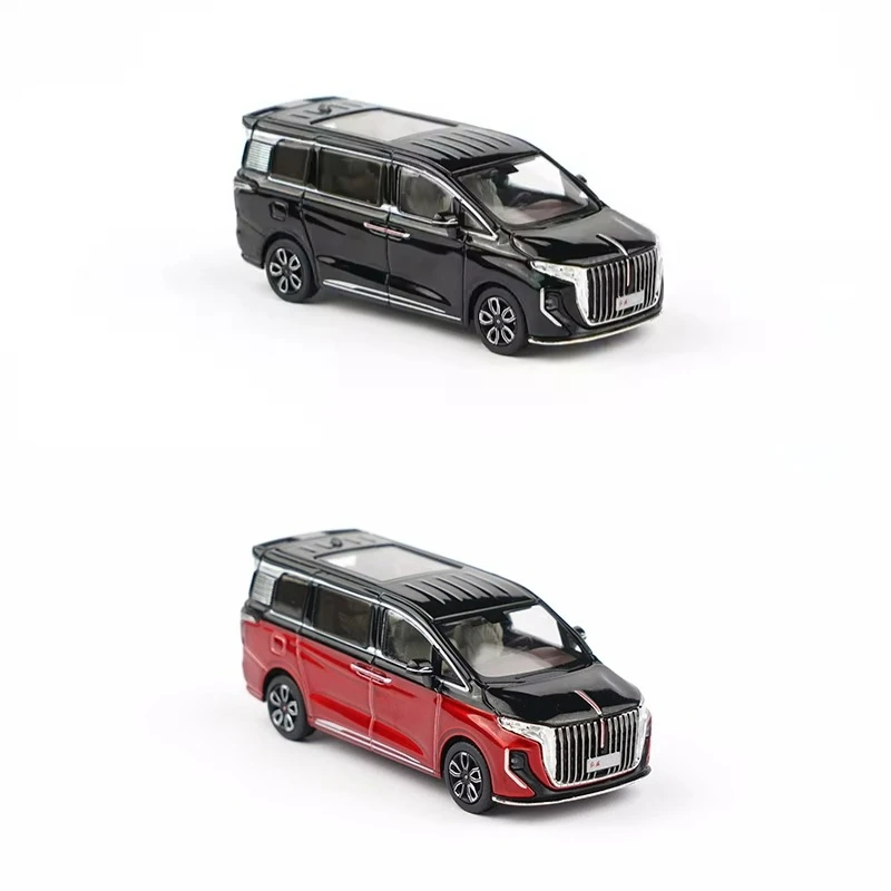 

XCarToys 1:64 HONGQI HQ9 Black II / Red Black Diecast Model Car