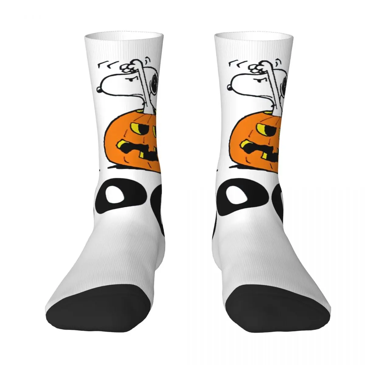 Snoopy Stockings Halloween boo Design Modern Socks Winter Non Slip Socks Couple Skateboard Breathable Socks