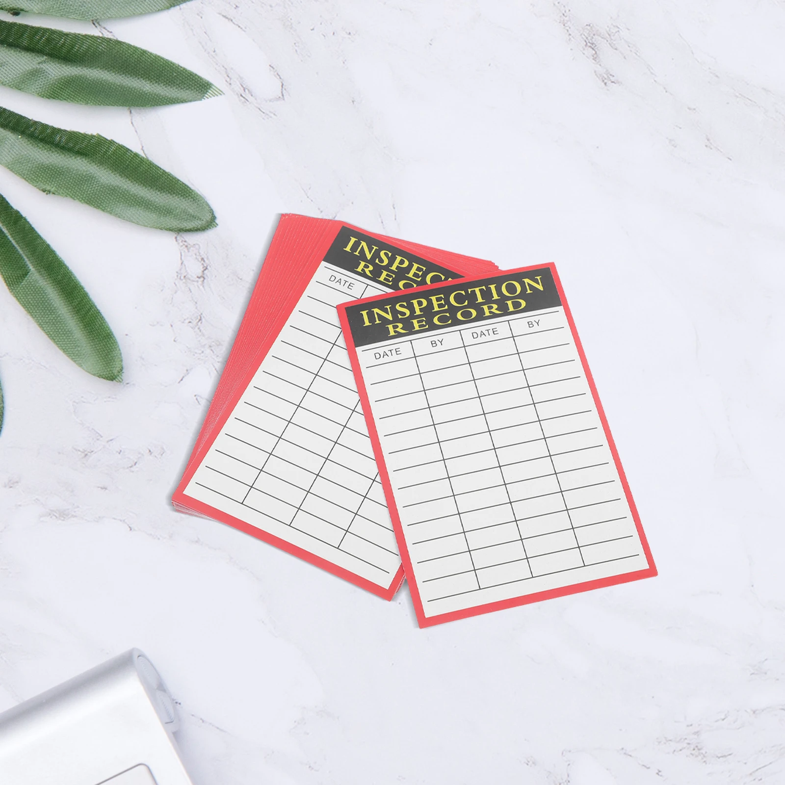 

20 Sheet Shipping Inventory Record Card Tags Efficient Pallet Management Workshop Inspection Labels Folder Storage