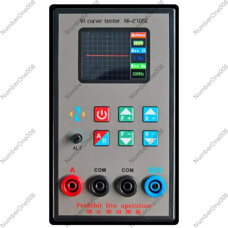 18 Levels Frequencies Adjustable with 2.0-inch TFT Screen NI-210SC Portable Dual Channel VI Curve Tester