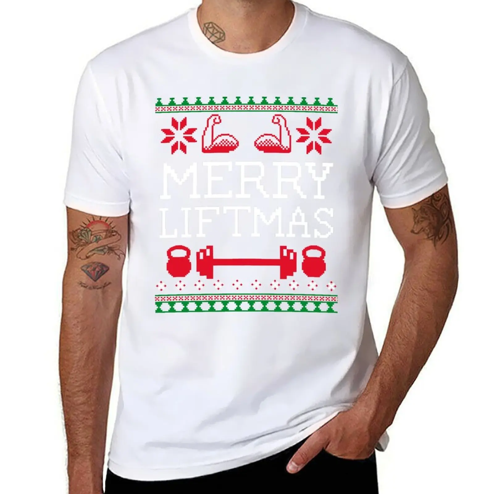 

Merry Liftmas - Fun Gym Workout, LIfting Ugly Festive Design T-Shirt t shirts with prints T-Shirt