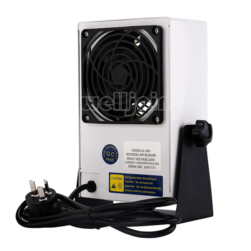 Imagem -05 - Ventilador de ar Ionizante Antiestático Eliminar Equipamentos Esd Desktop Íon pc Sl001 St1111a St-101a Sl801d