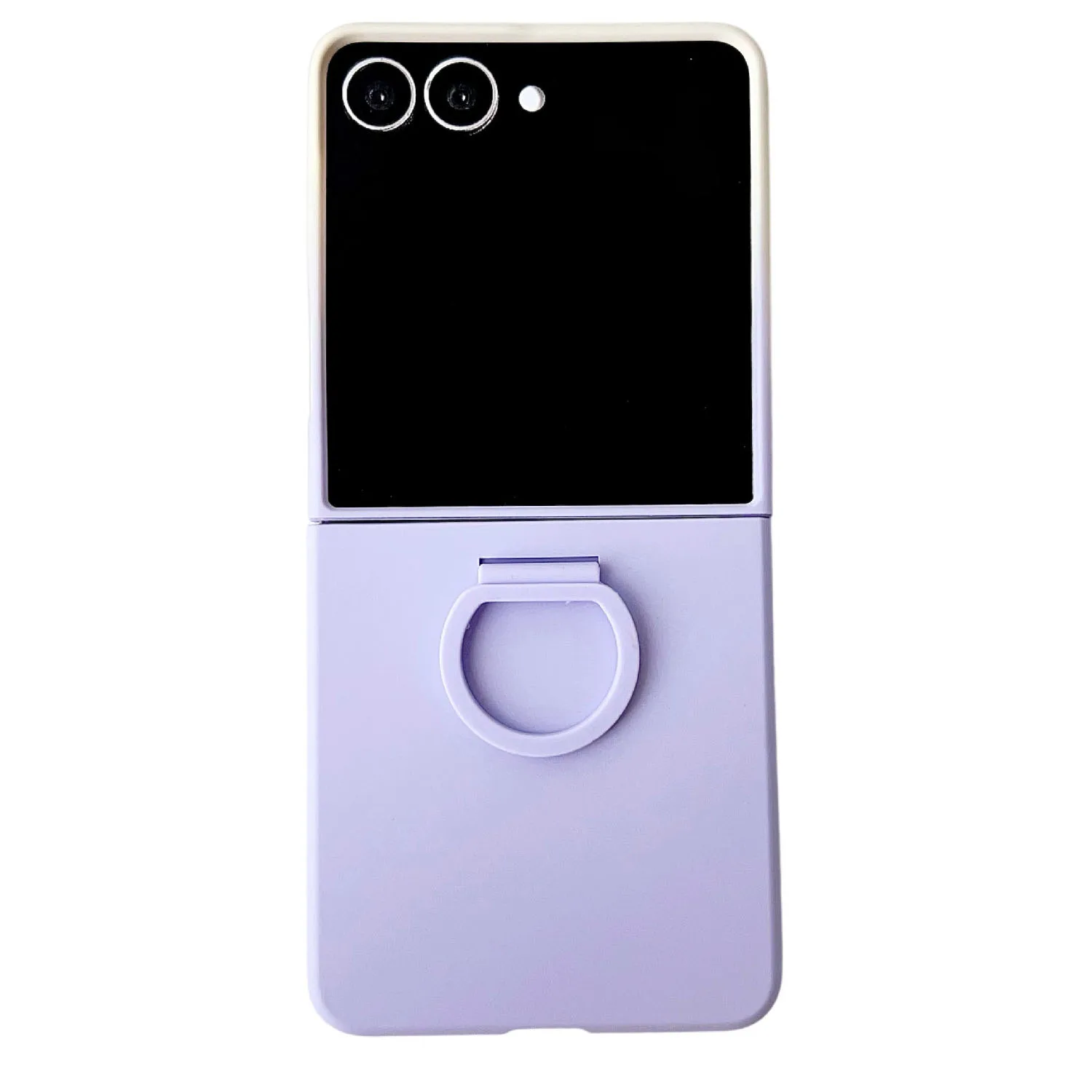 Phone Case for Samsung Galaxy Z Flip 7 Cover Solid Color Shockproof Cases Hard PC, Slim & Lightweight