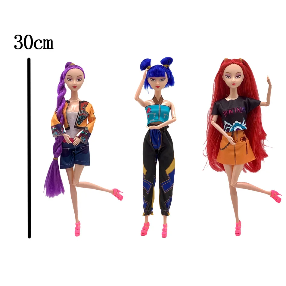 ^ Anime kpop demon hunters figura modelo brinquedo dos desenhos animados periféricos de jogos mesa decoração coleção figuras modelo brinquedo para o presente do miúdo