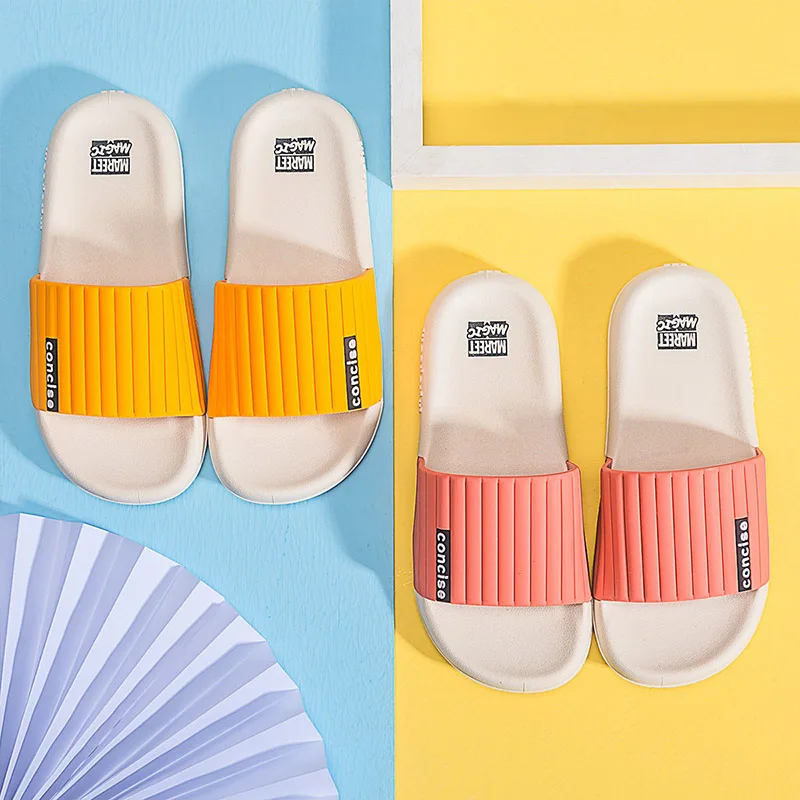 Youpin ผู้หญิงรองเท้าแตะใส่ในบ้านชั้นรองเท้าสุภาพสตรีรองเท้าแตะรองเท้าเสริมส้นลื่นคู่บ้าน Flip Flops