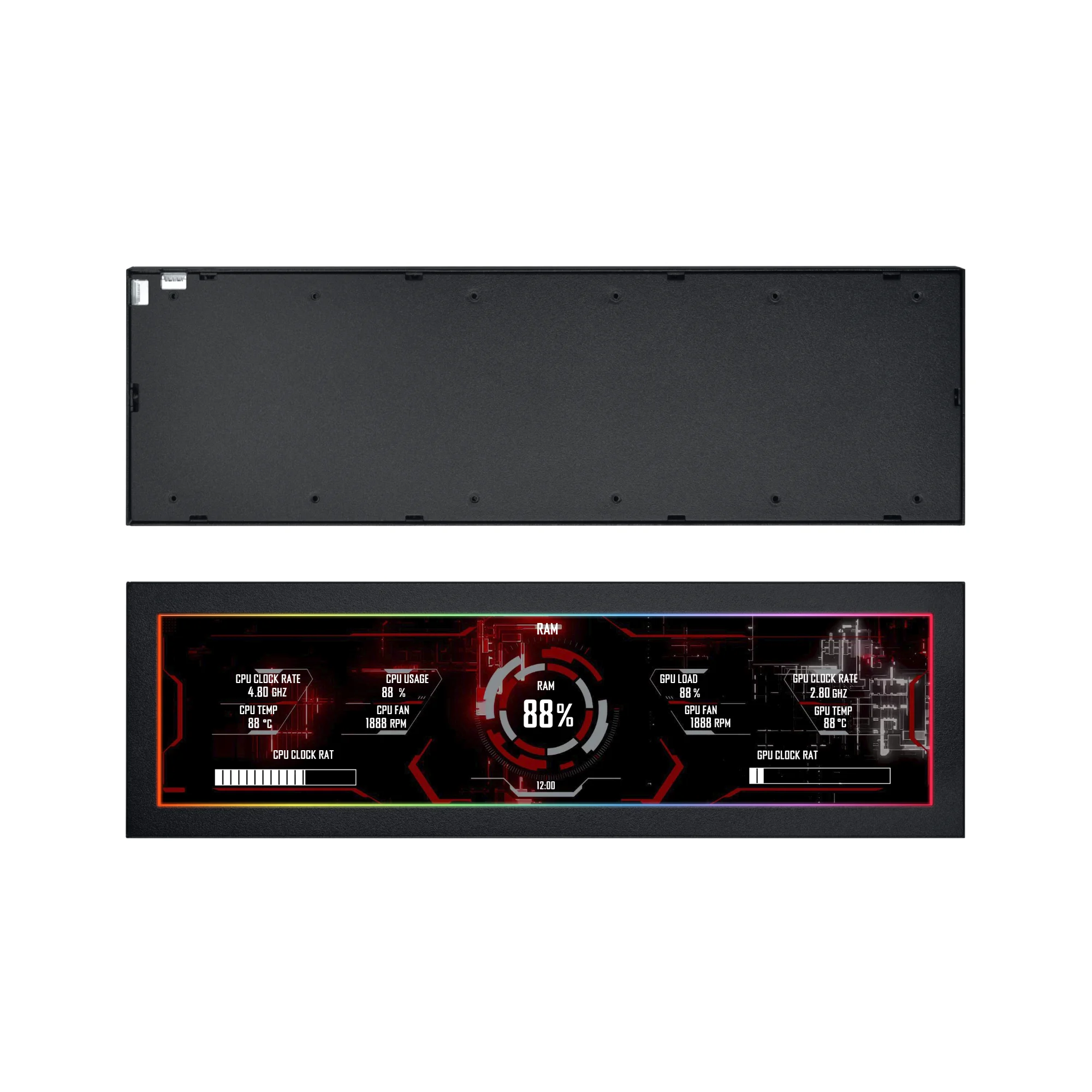 شاشة Lian-Li مقاس 8.8 بوصة عالمية بدقة 1920 × 480 شاشة IPS LCD لحقيبة الكمبيوتر #4