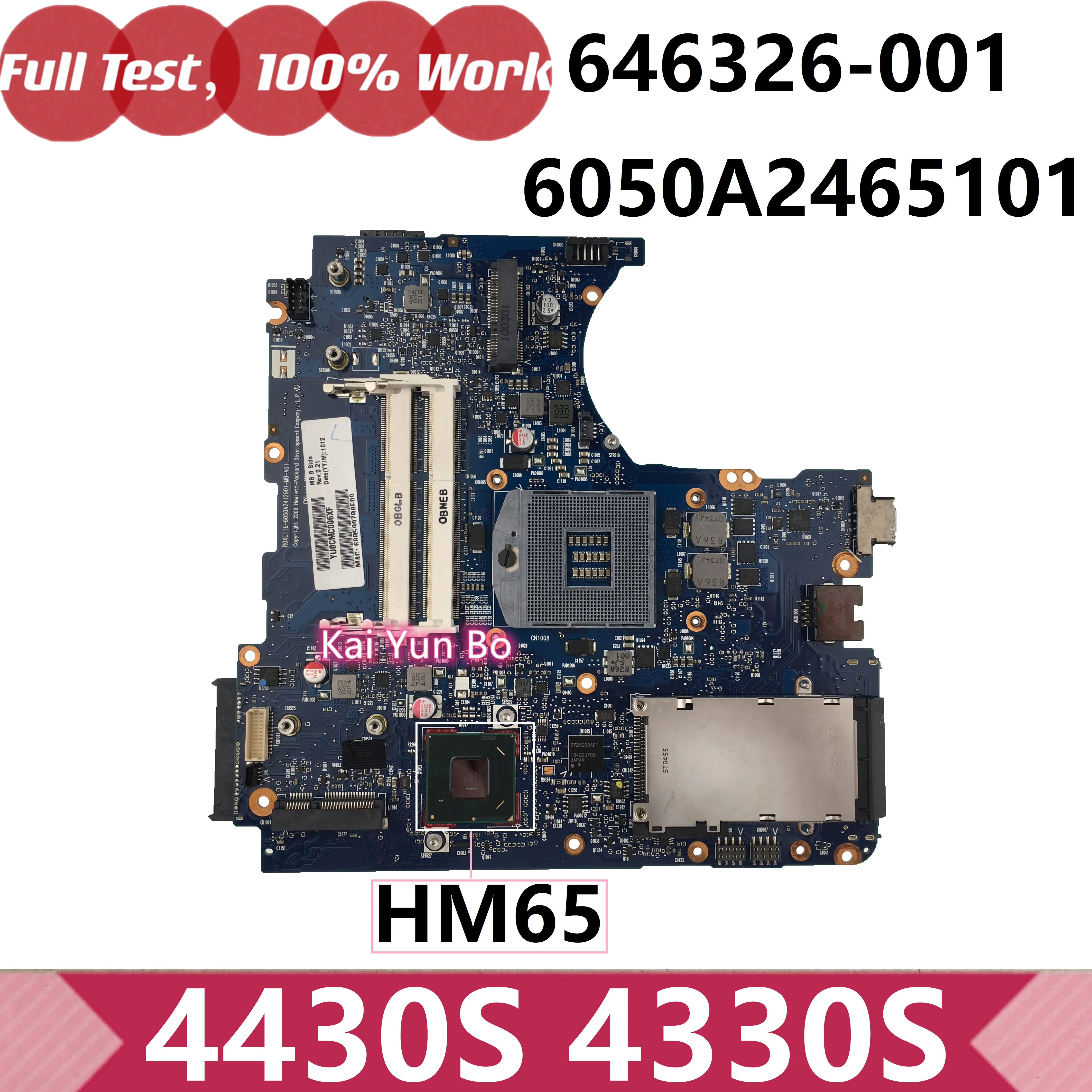 scheda-madre-646326-001-per-scheda-madre-per-laptop-hp-probook-4430s-4330s-hm65-ddr3-muslimate-testata-al-100-ok