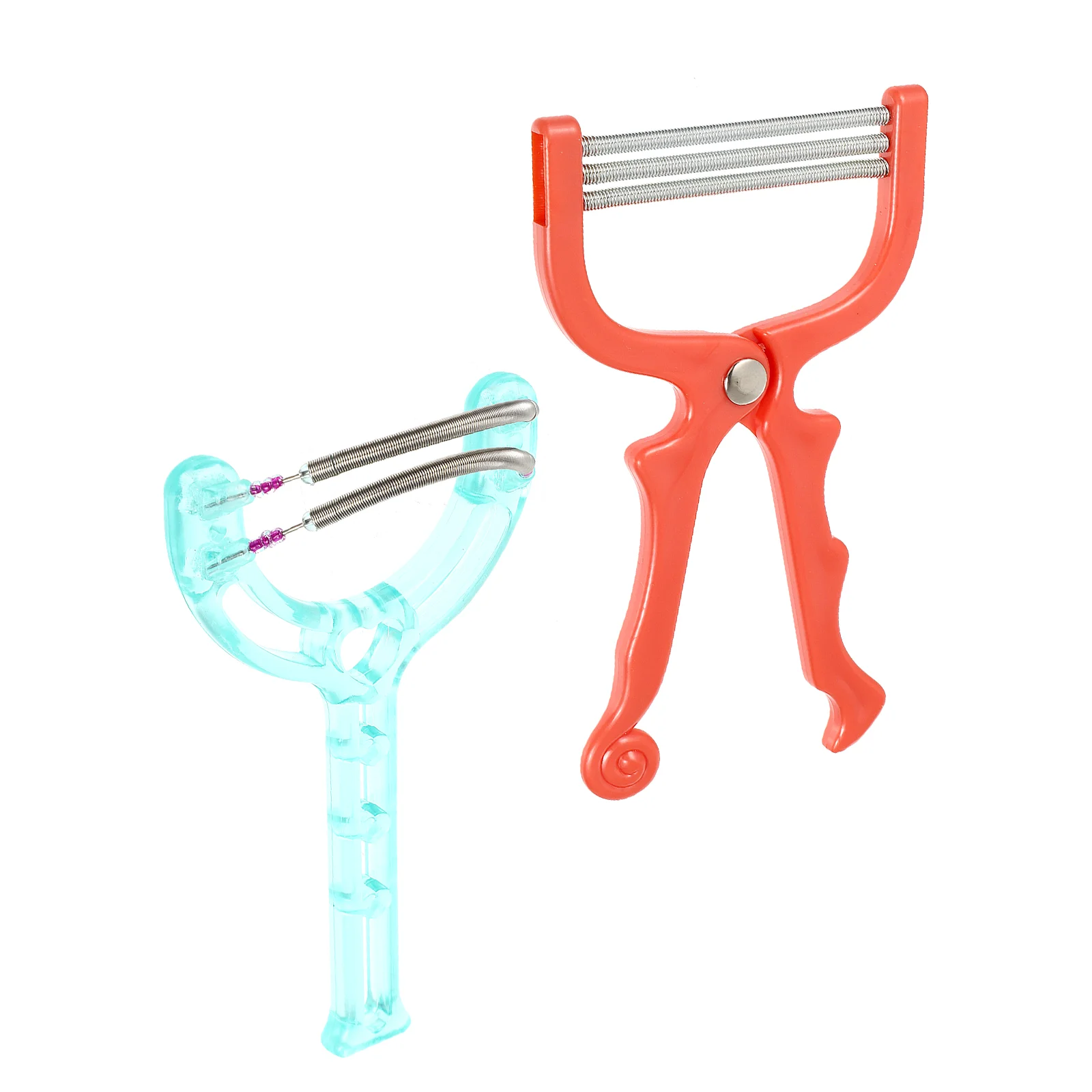 2 Pcs Facial Hair Remover Cheek Face Epilator Removal Device Abs Tool Pulling Forehead