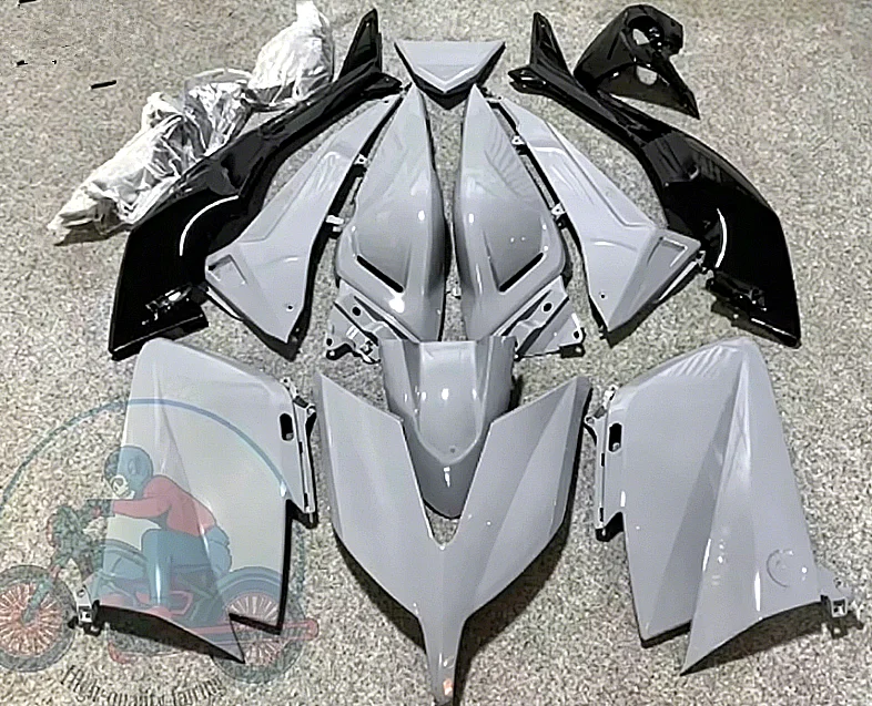 High Quality New ABS Full Fairings Kit Fit for YAMAHA TMAX 530 2015 2016 15 16 Bodywork Set Custom Grey Black