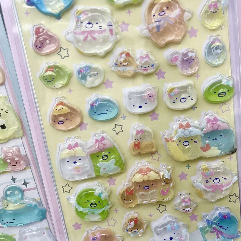 すみっコぐらし ステッカー 漫画風 クリエイティブ 周辺機器 スマホケース 透明ステッカー 友達 誕生日プレゼント