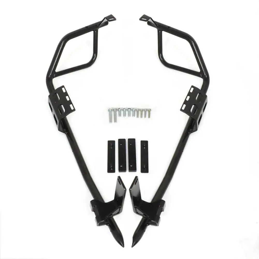 For  Cross Country Tour Crossroad Motorcycle Highway Engine Guard Rear Sawddlebag Guard Rails Crash Bar Bumper Stunt Cage