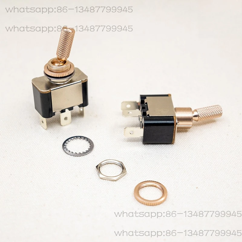 

Metal cylindrical knurled handle button switch Audio light strip switch