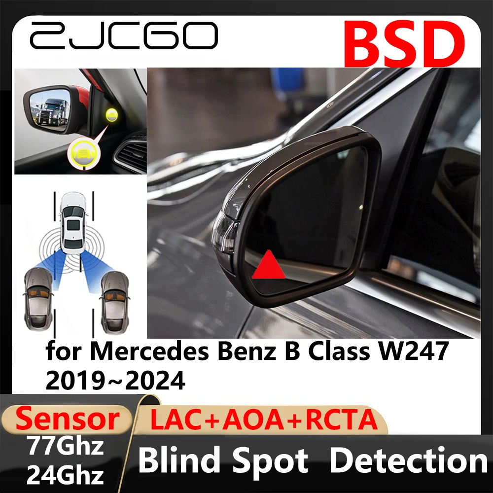 BSD Blind Spot Detection Lane Change Assisted Parking Driving Warnin for Mercedes Benz B Class W247 2019~2024