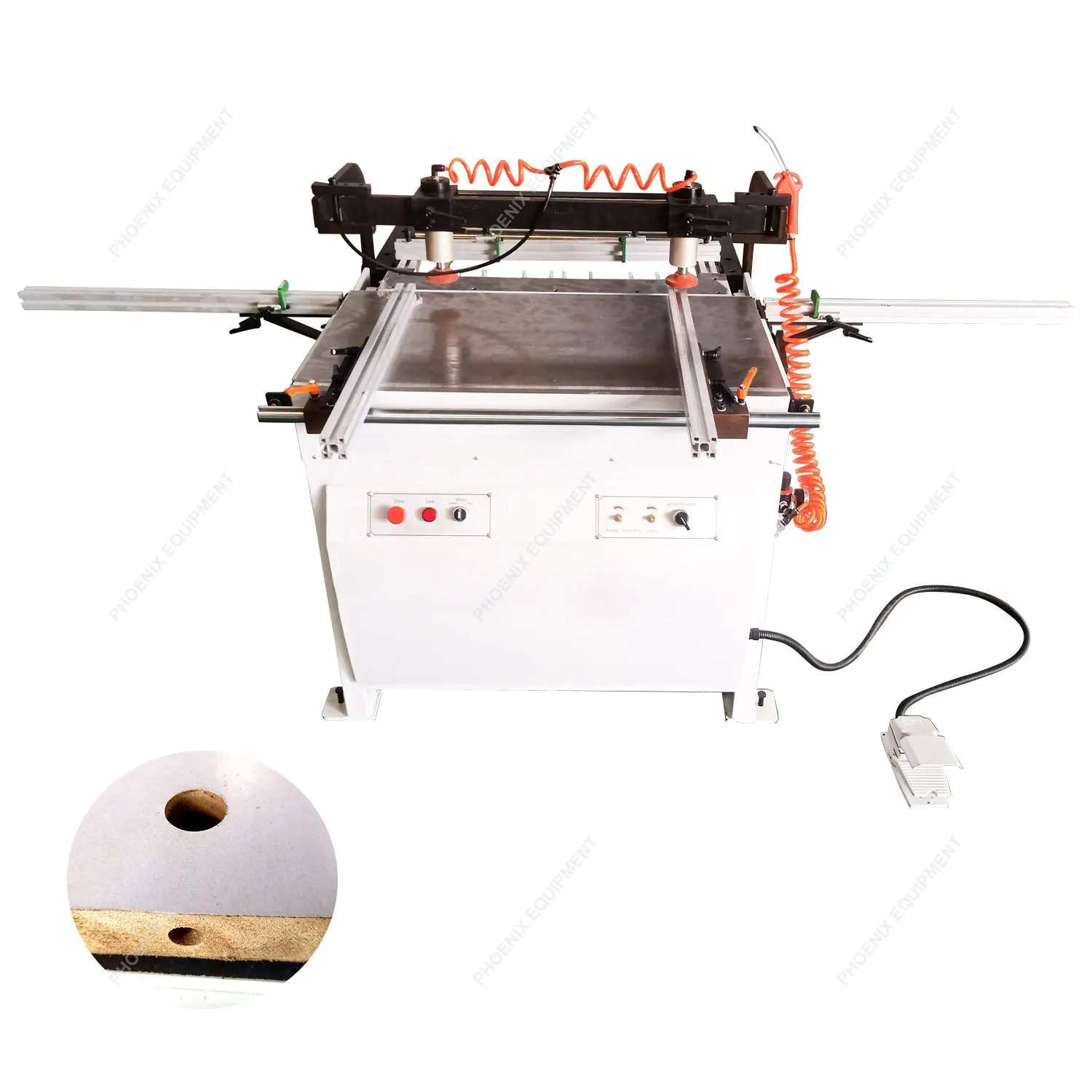 MZ73211 Full Automatic Cnc Wood Boring Holes Wooden Door Lock Hole Drilling Machine