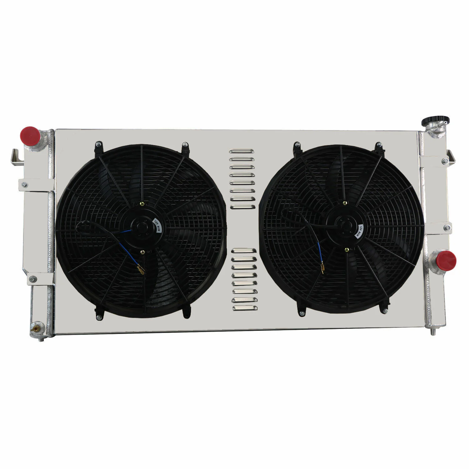 

3 Row Radiator Shroud Fan For 1994-2002 Dodge Ram 2500 3500 Quad Cab 5.9L Turbo