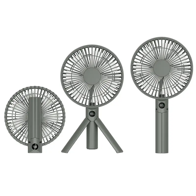 A29R Tripod Mount Camping Fan Designed For Outdoor Use-Versatile Fan Suitable For Tent, Desktop& Ceiling Placement Ideal