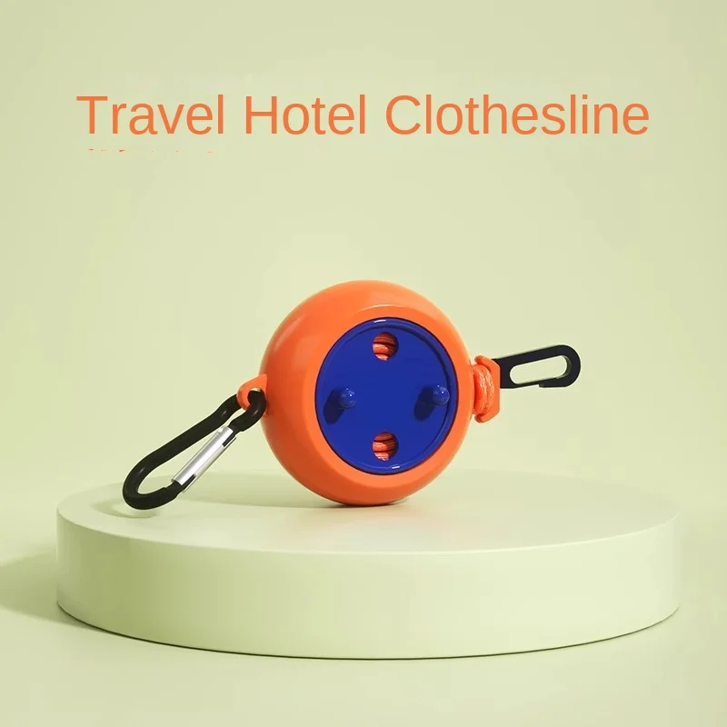 

Hotel standing clothesline laundry drying rope outdoor clothesline hotel camping style windproof non-slip telescopic rope business trip indoor