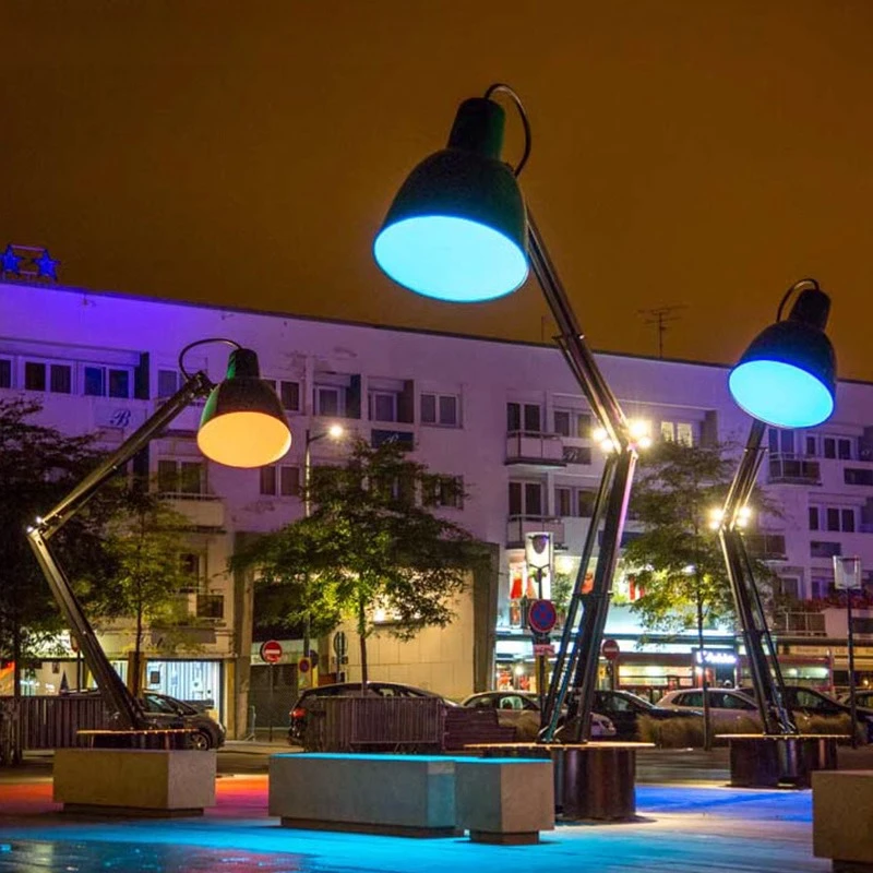 Outdoor landscape lamp Giant desk lamp Commercial square Pedestrian street Road lamp Courtyard park landscape engineering
