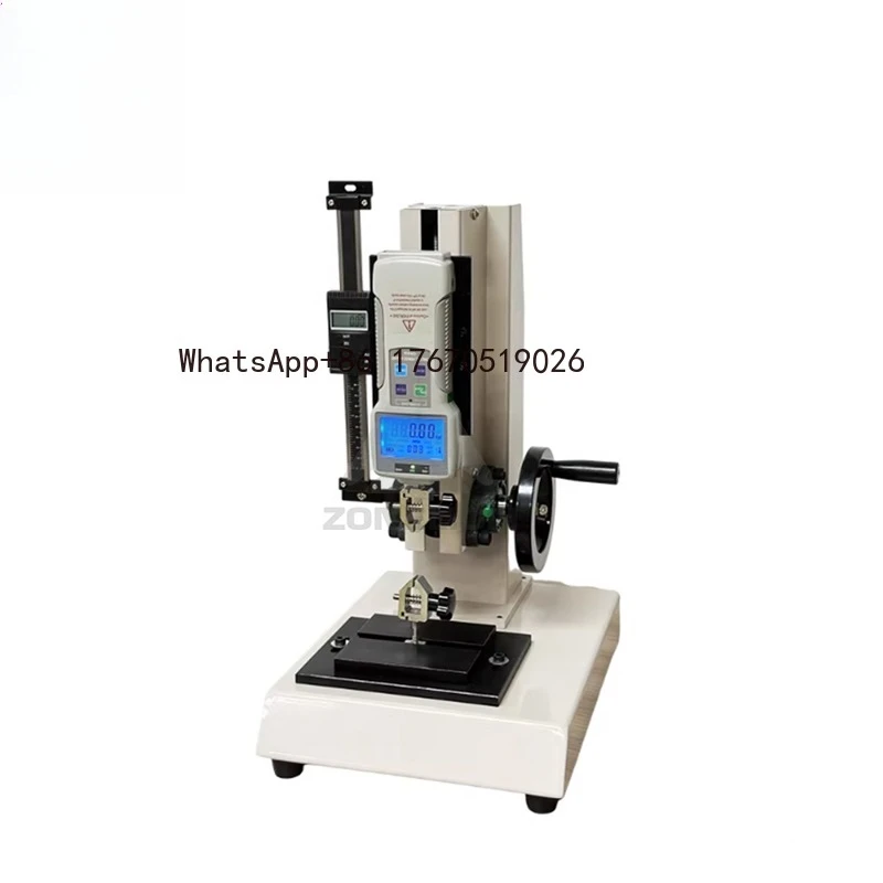 Manual Spiral Push Pull Tester Stroke 220mm Digital Force Test Stand with ZP 50 Gauge