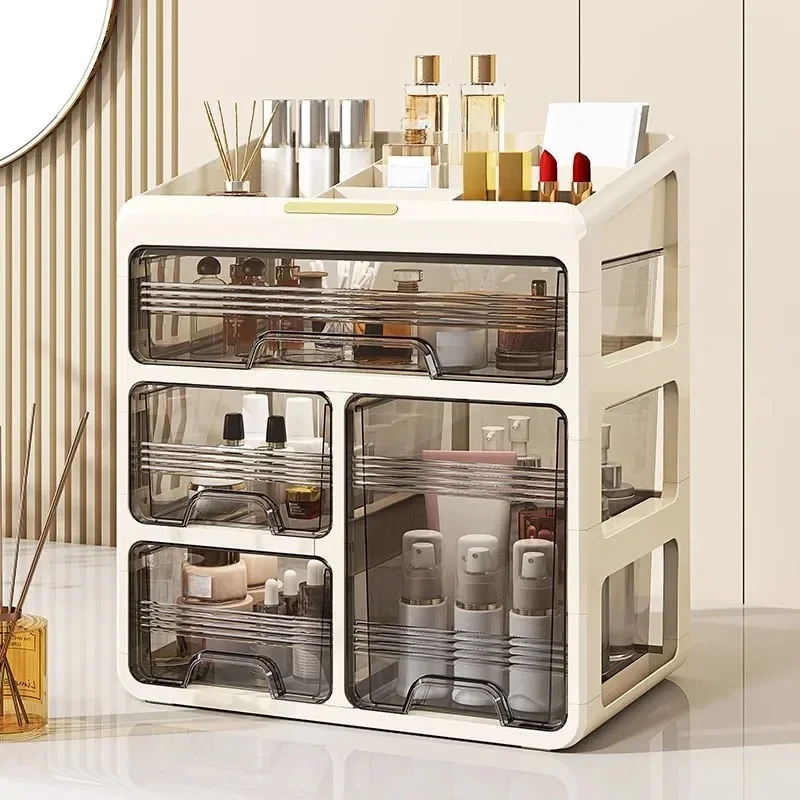 Lipstick Facial Mask Compartment Shelf Drawer Dresser Skin Care Products Storage Box Cosmetics Storage Box