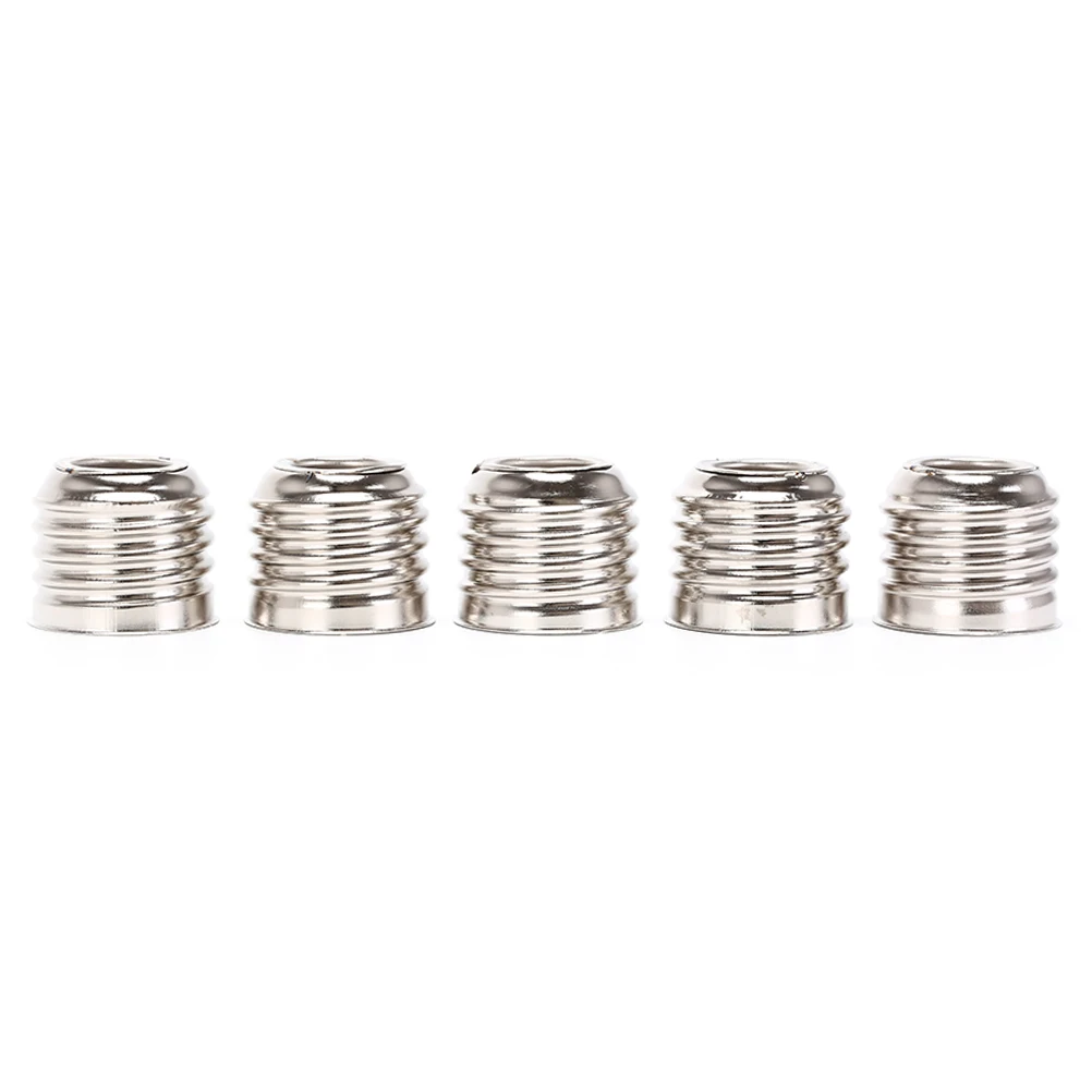 5pcs E27 To E14 Lamp Holder Converter Light Bulb Small Iron Ring Lampholder Adapter image 6