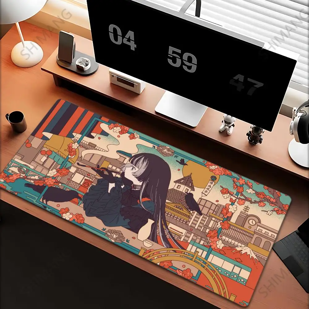 

1pc Juufuutei Raden Mouse Pad Desk Mat With Pad Gaming Accessories Prime Gaming XXL Keyboard Pad Padding Mat