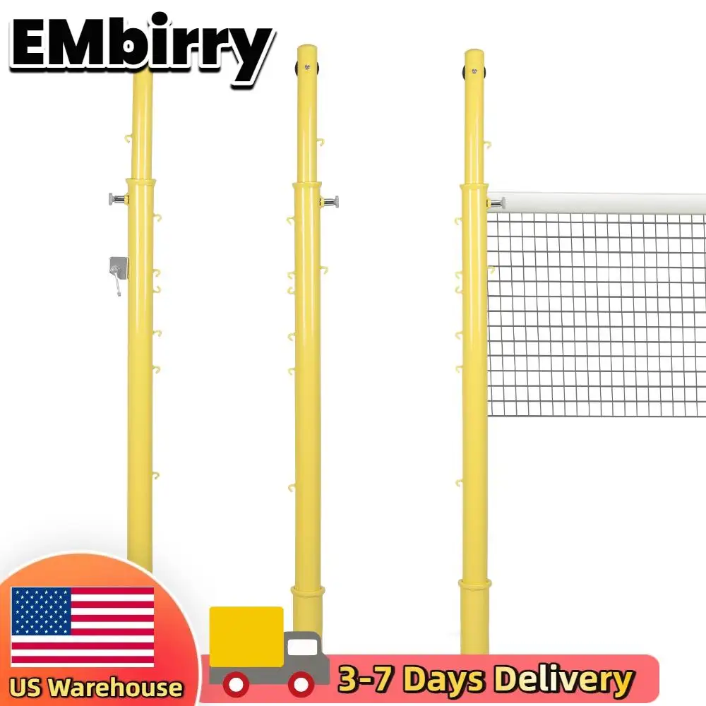 

Многофункциональная волейбольная стойка с креплением в грунт, регулируемая по высоте (6 уровней, от 1,5 м до 2,4 м) для использования в помещении (спортзалы) и на улице (парки, школы)