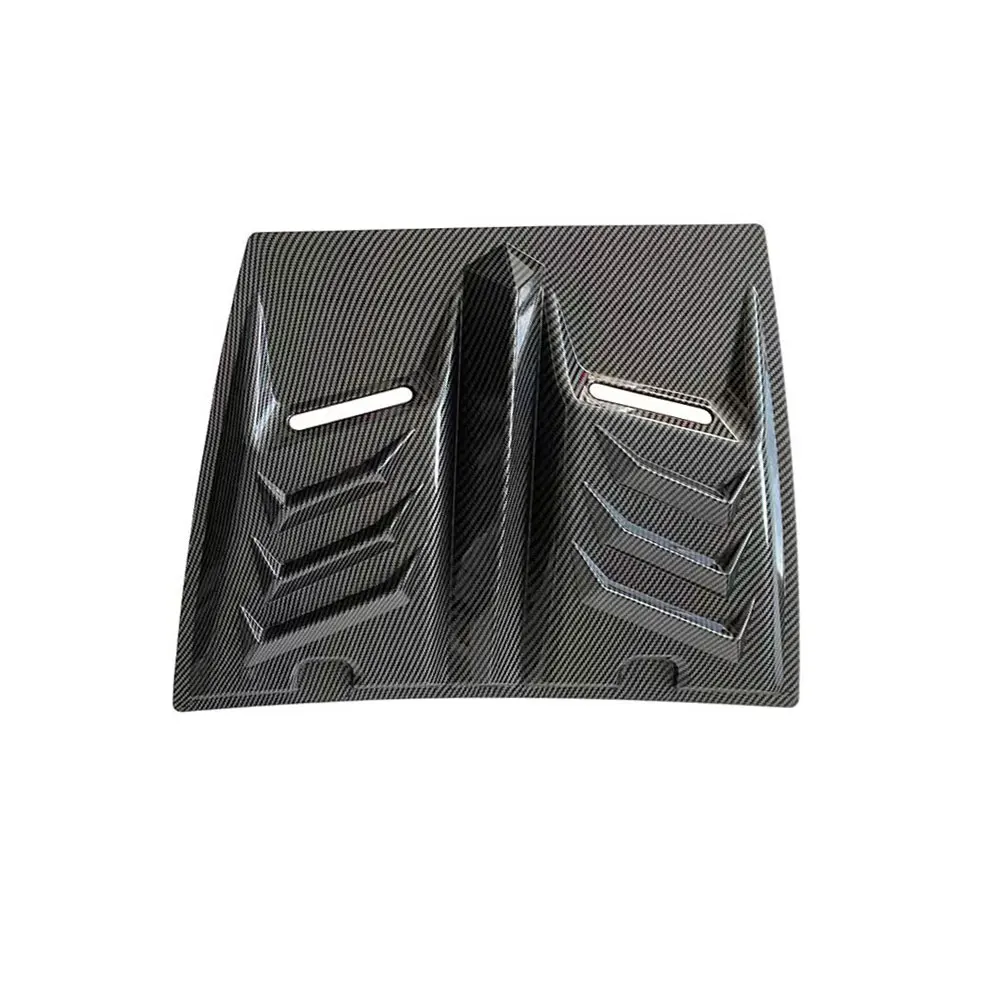 Car Hood Intake Scoop Vent Cover Trim Simulation Air Flow Intake Air Outlet Hood Bonnet Cover Decoration Parts Acesssories