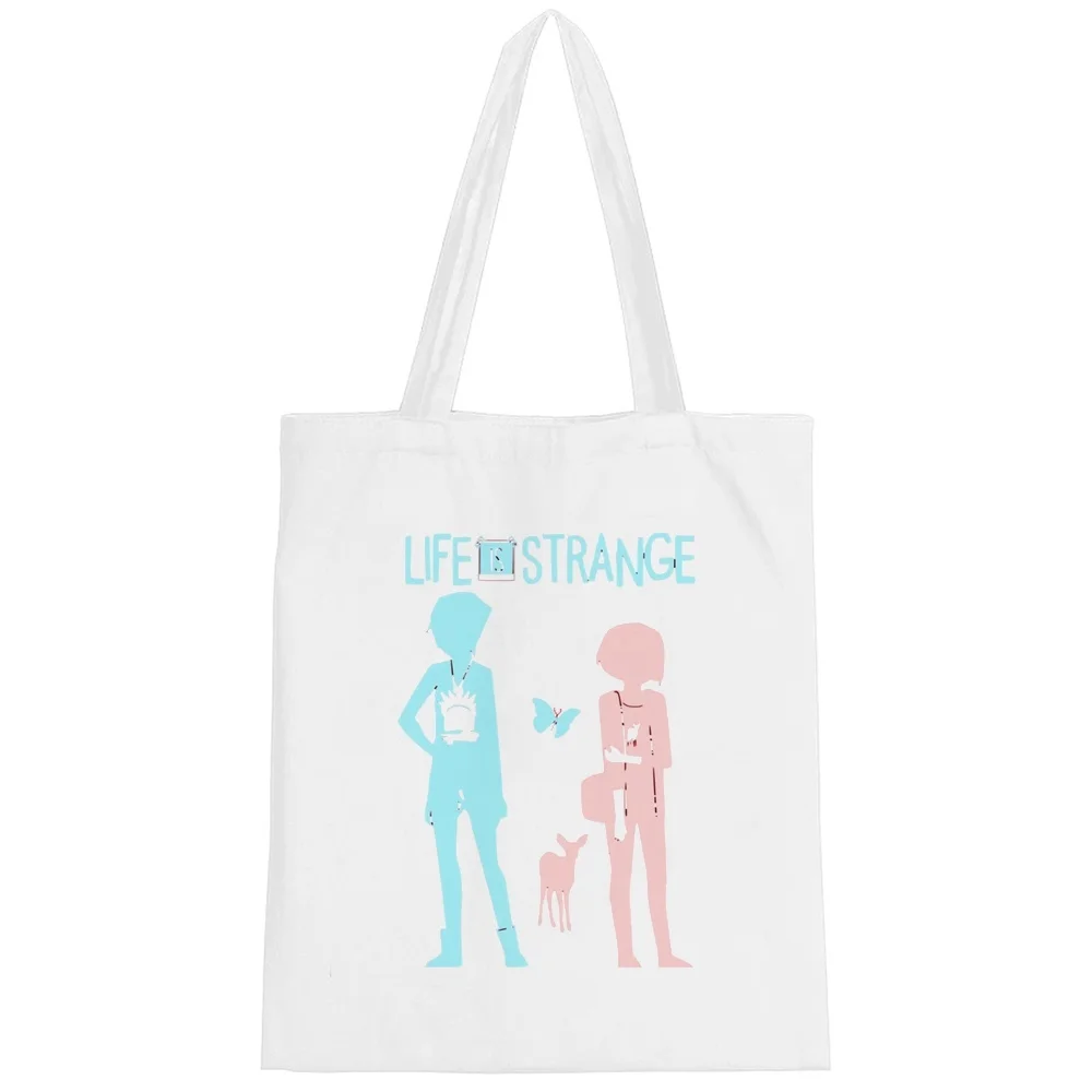Life Is Strange tote bag personnalisable shopper einkaufstasche canvas  shoulder  femme