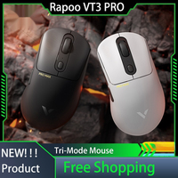 NEW Rapoo VT3 PRO MAX Wireless Mouse Gaming PAW3950 Lightweight Dual-Mode 8K Ergonomic E-sport Long Endurance Middle hand Laptop