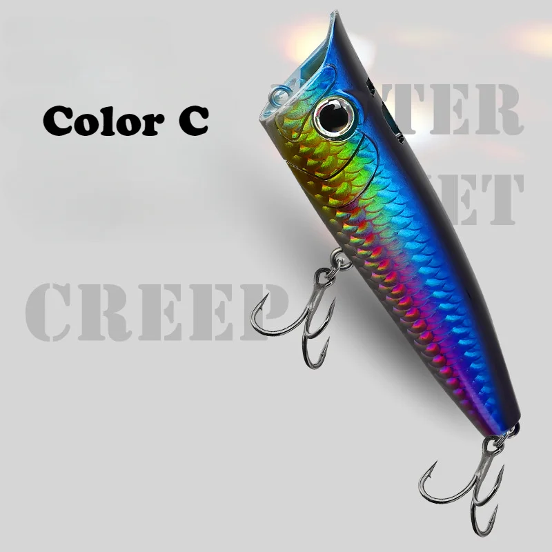 1 stücke/5 stücke Topwater Popper 9g 14,5g 18g Schwimmende Rock pop Künstliche Harte Köder für Bass Barsch Hecht Angeln Locken