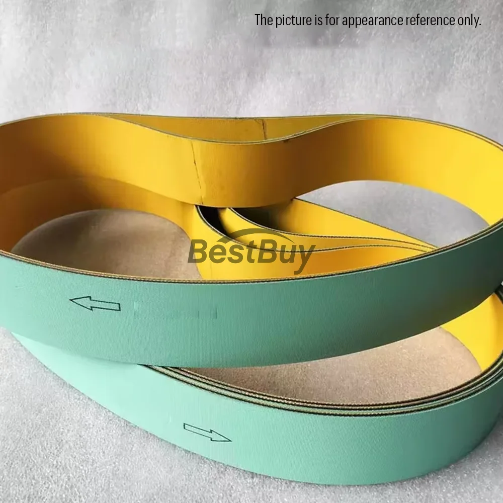 Customized Yellow-Green Nylon Sheet Base Band Machinery High Speed Transmission Belt Wear-resistant Conveyor Belt