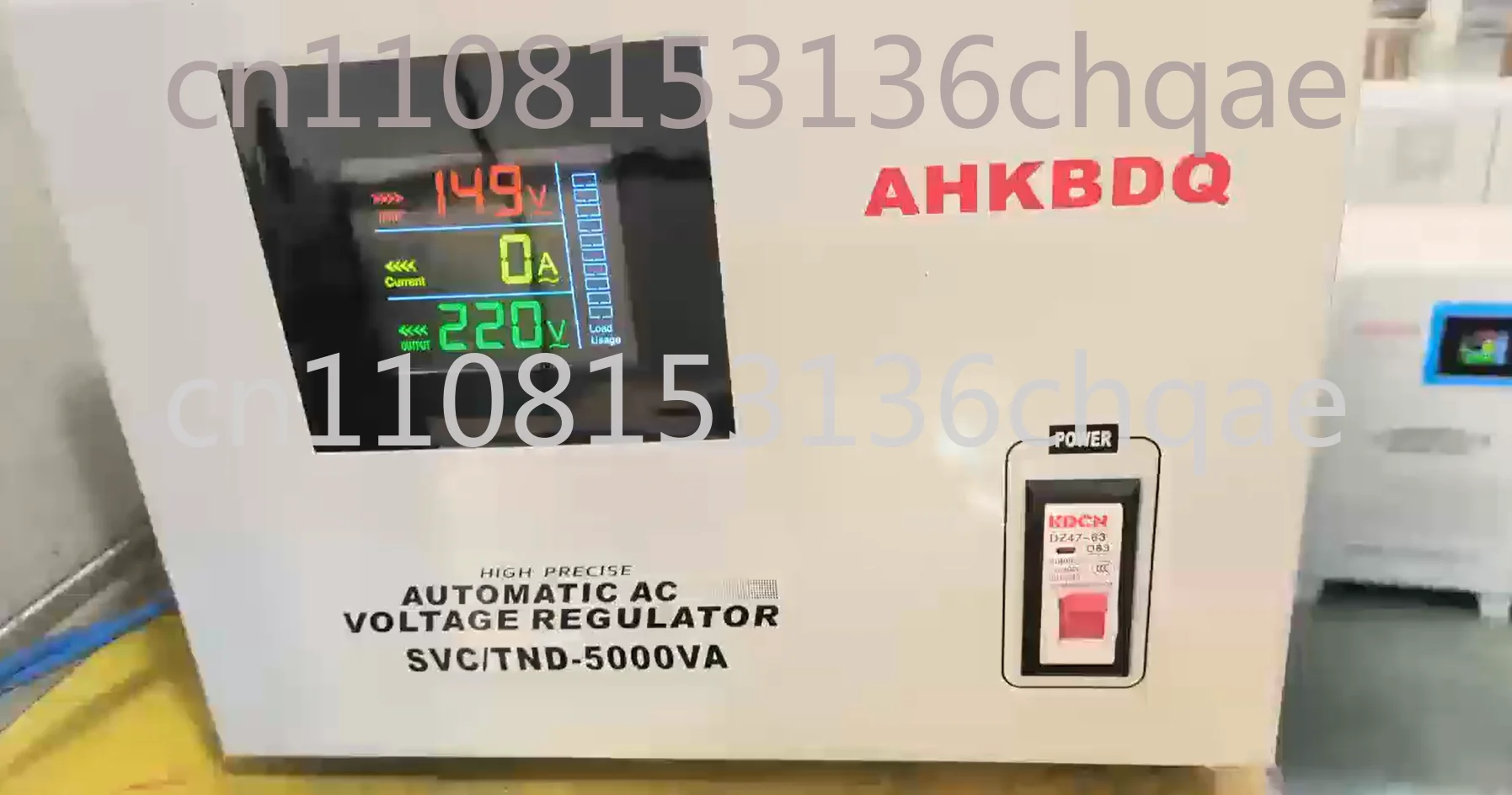 3Kva  Single Phase Automatic Voltage Stabilizer/Regulator，TND-3KVA Output 210V
