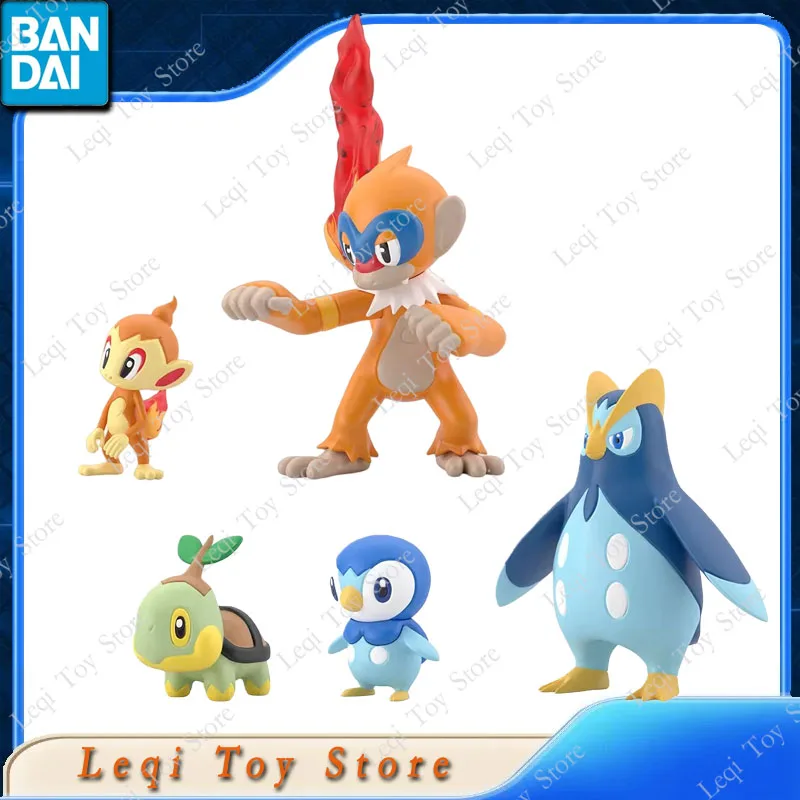 ของแท้จาก Bandai ฟิกเกอร์อนิเมะ POKEMON SCALE WORLD EMPERTE KOUKI HIKARI GOUKAZARU NAETLE ของเล่นสะสมสำหรับเด็ก ของขวัญ โมเดลตกแต่ง
