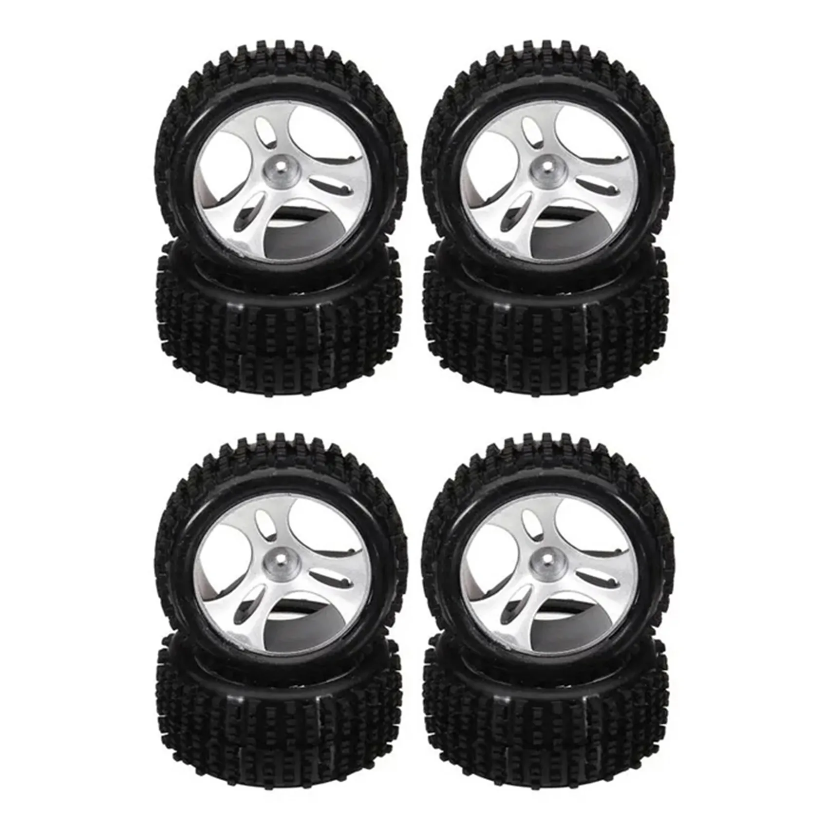 Wltoys A959 A959-B A959-A 1/18 RC 자동차 예비 부품 액세서리 용 FULL-8PCS 휠 타이어 타이어 A959-01