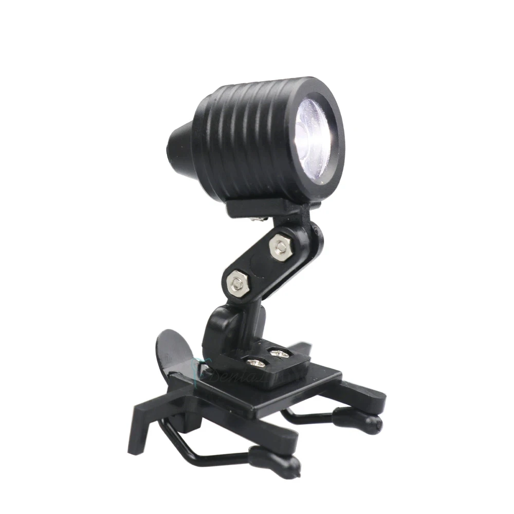SQDENT 3W Headlight Headlamp With Glasses Clip For Dental Loupe Dental Lab Medical Dental Magnifier
