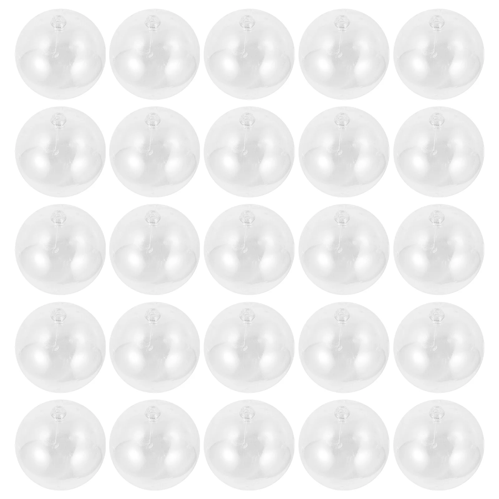 

25 Pcs Christmas Decoration Ball Baubles Ornament Plastic Xmas Balls Clear Tree Hanging