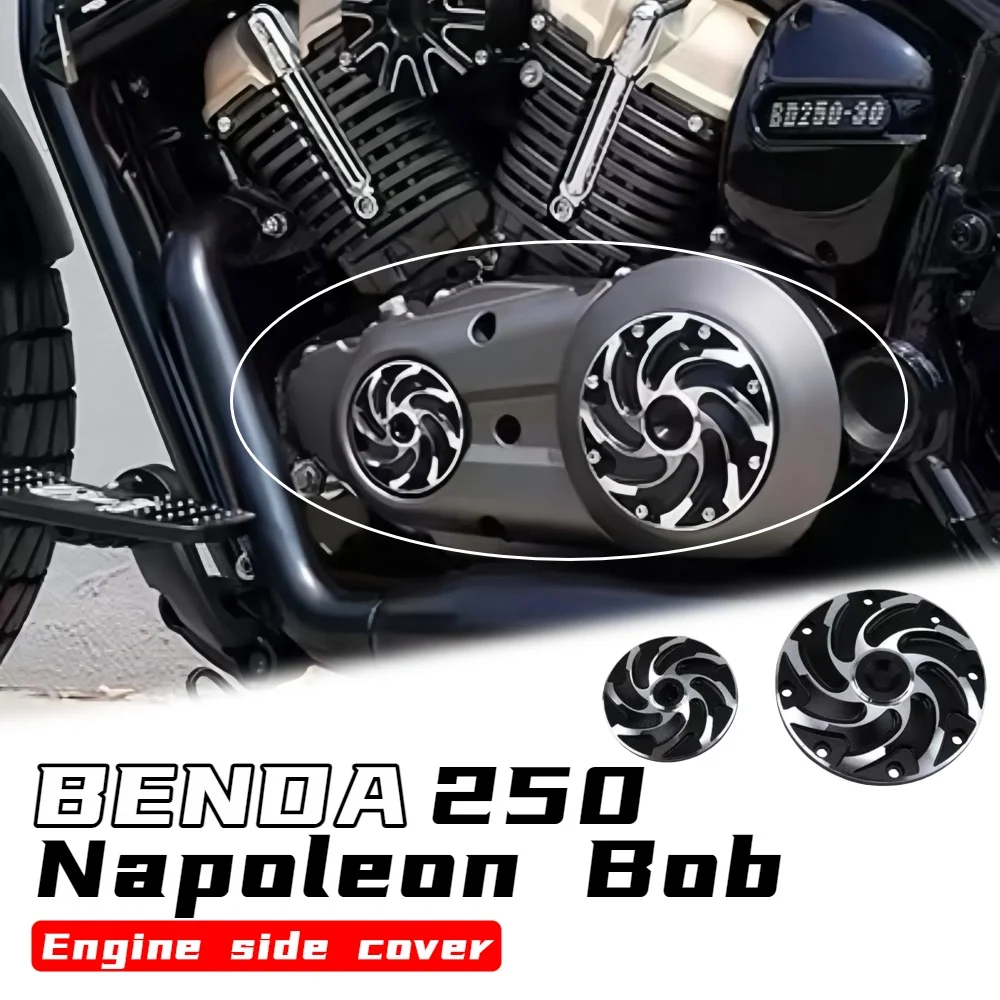 

For Benda Napoleon Bob250 Chinchilla 300 Rock250/300 modified belt drive cover electromagnetic cylinder engine guard accessories